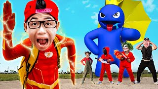 Nick Became A The Flash And Help People | Scary Teacher 3D In Real Life Vs NEW BAD GUYS