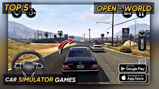 Top 5 Best Open World  Car Simulator Games 2023 screenshot 1