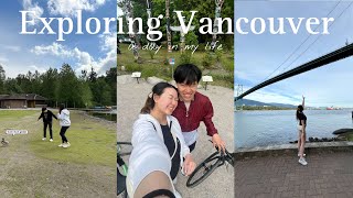 A day in my life in Vancouver | Granville Island, Stanley Park, Biking the Seawall