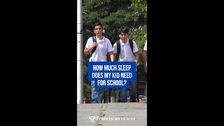 How Much Sleep Does My Child Need For School? #Shorts How Much Sleep Does A Pre School Age Child Need