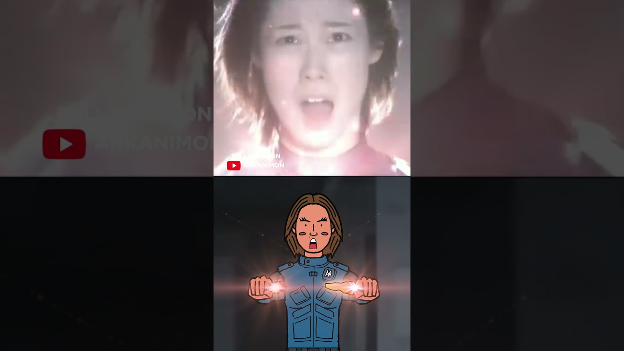 Nagi transforming into Ultraman Nexus Original vs Animated