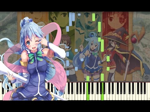 KonoSuba 2 [ この素晴らしい世界に祝福を 2 ] ED - "Oie ni Kaeritai" (お家に帰りたい) [ Piano ...