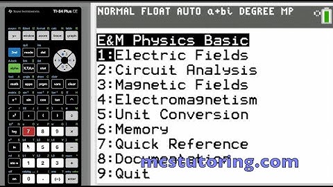 TI-84 Physics Just Got Easier! 🎉 Solve E&M Problems Fast with EMBASIC 💡#physics #ti84programs