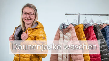 Wie Wäsche ich eine Daunenjacke richtig?