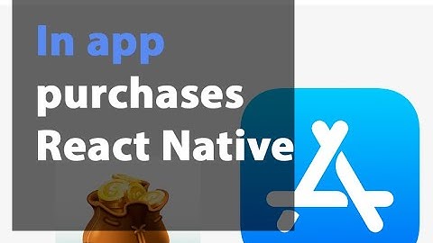 Getting started with in app purchases React Native (iOS)