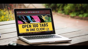 How to open many tabs in one click
