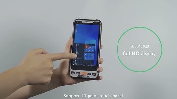 Product show of HP555----5.5 inch rugged PDA handheld terminals waterproof mobile computer