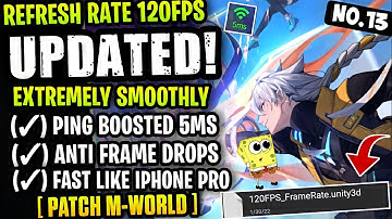 Update New! Config ML Anti Lag 60FPS Fast Smooth + Ping Booster [ Patch M-World ] Mobile Legends