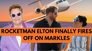 ROCKET MAN ELTON FIRES AT HARRY & MARKLE LATEST #meghanmarkle #royal #princeharry 