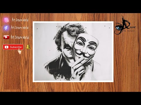 Video: Kaip žingsnis Po žingsnio Piešti „Joker“pieštuku?