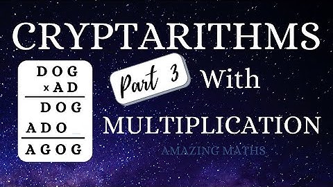 CRYPTARITHM with Multiplication DOGxAD