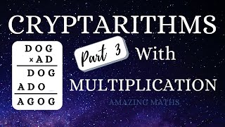CRYPTARITHM with Multiplication DOGxAD