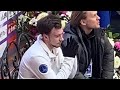Дмитрий Алиев в ожидании оценок ПП 21.11.20 Гран-при Ростелеком ISU Grand Prix Rostelecom Cup
