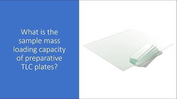What is the sample mass loading capacity of preparative TLC plates?
