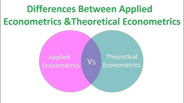 Differences Between Applied Econometrics and Theoretical Econometrics