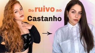 Do ruivo ao castanho - como fiz sozinha em casa