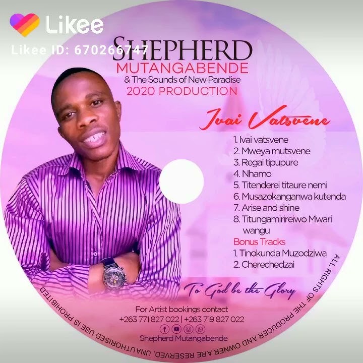 SHEPHERD MUTANGABENDE & THE SOUNDS OF NEW PARADISE music  IVAI VATSVENE (2020  PRODUCTION,