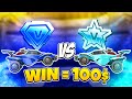 Sideswipe Players vs The Rank They Think They Deserve (Platinum vs Diamond for $100)