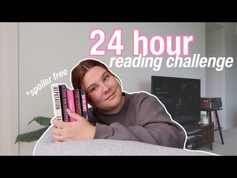 attempting to read for 24 hours straight! *spoiler free 24 hour reading vlog*