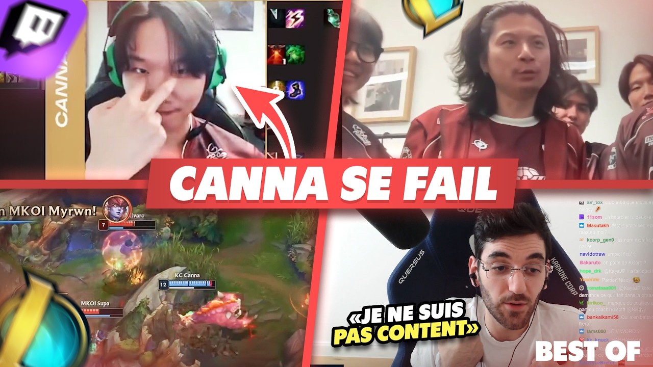 CANNA FAIL EN 4K CONTRE MKOI - Best Of LoL #1384 Réactions