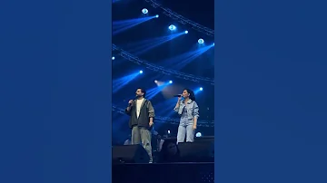 ناصيف زيتون ورحمة رياض يغنيان ما في ليل خلال حفلهما في كوكاكولا أرينا دبي 
