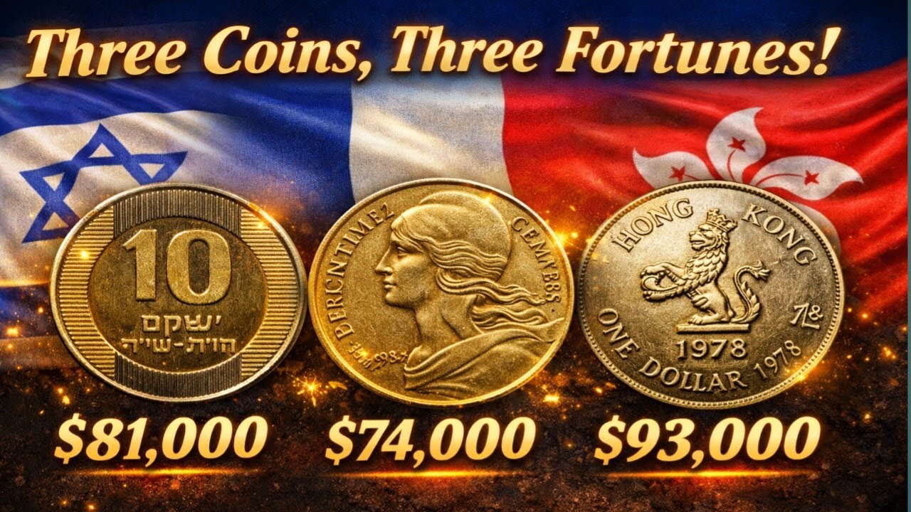$81K, $74K, $93K 🪙 – Three Coins, Three Legends! Discover the history  coin! #IsraelCoin #FranceCoin