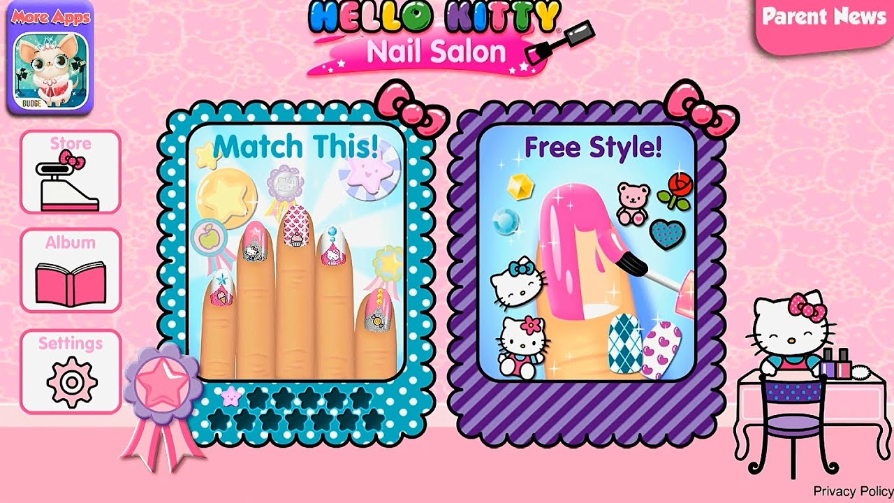 Hello Kitty Nail Salon Хеллоу Китти Маникюрный салон Творческая игра