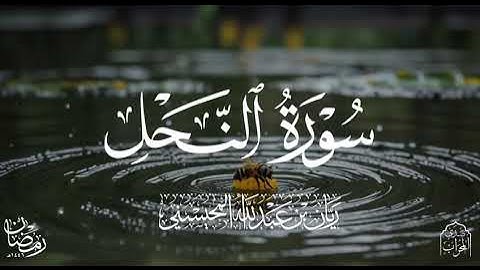 القارئ ريان المحيسني تلاوة بديعة لسورة النحل كاملة رمضان ١٤٤٦هـ 🎧😴