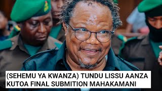 (PART ONE) 30 MINUTES OF FIRE AS TUNDU LISSU MAKES HIS FINAL SUBMISSION IN COURT