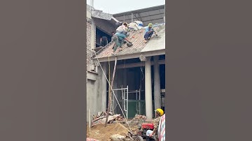 đổ mái công trình nhà thờ 3 gian bê tông tại Thường Tín - Hà Nội #thienson