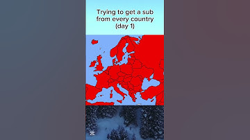 Trying to get a sub from every country part 1 #shorts #mapping #europe