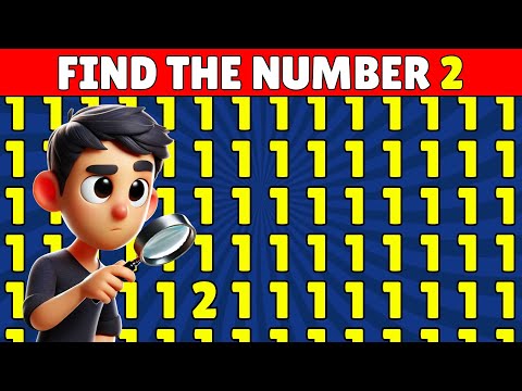 Find the ODD One Out - Numbers edition | Can You Find the ODD  Number out?