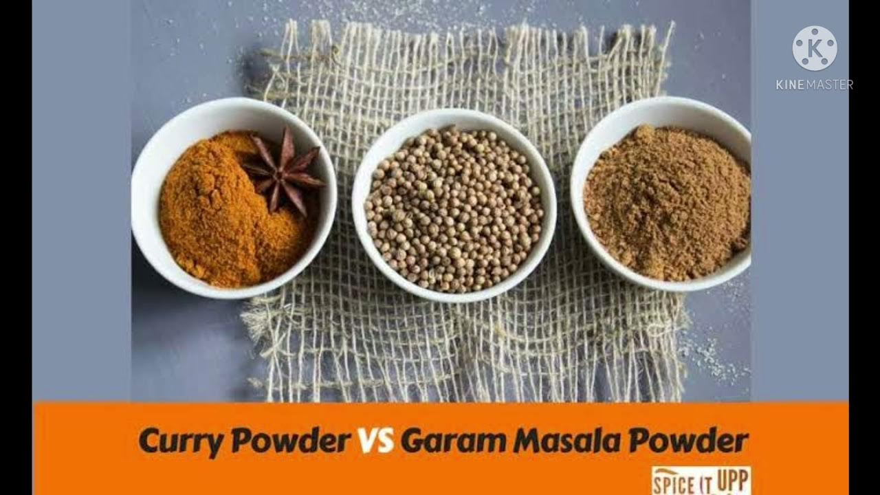 Difference between Garam Masala & Curry Powder गरममसाला currypowder 