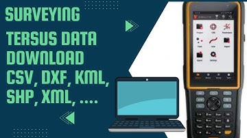 Tersus data | export data csv, dxf, kml, ship... on tersus data logger |