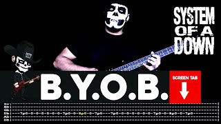 【SYSTEM OF A DOWN】[ B.Y.O.B. ] cover by Masuka | LESSON | GUITAR TAB chords