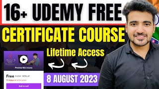 16+ Udemy Free Courses With Free Certificate | Upskill Yourself | Job Ready Courses For Students