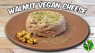 Soft vegan herb walnut cheese (oil-free) | Quick and easy vegan recipe screenshot 4