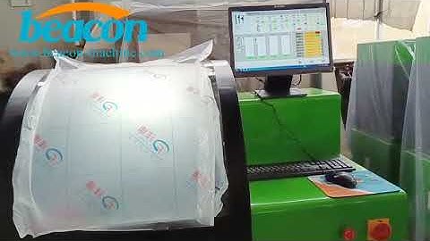 CR305 common rail CRDI diesel fuel injector test bench factory demonstration