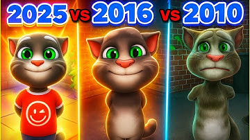 Noob,Pro,God Talking Tom Cat 2010,2016,2025 - Gameplay Walkthrough (iOS, Android) part 2