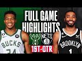 Milwaukee bucks vs brooklyn nets highlights 1stqtr  december 28 2023  nba season