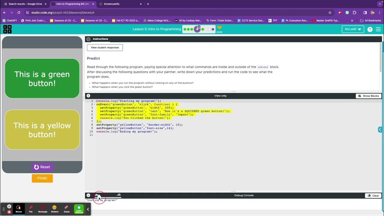 Apcsp code unit 3 lesson 5 level 4 youtube