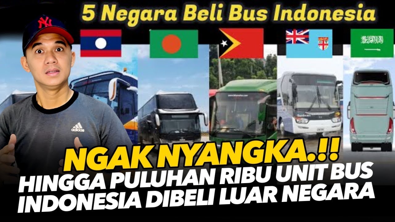 RIBUAN unit Bus Buatan Indonesia, Dibeli 5 Negara Ini‼️ #busbuatanindonesia