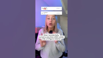 How to turn your one-time collabs into 4-figure monthly retainers 👀 #ugc #ugccreator #ugccontent