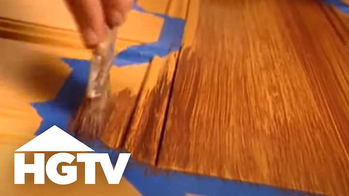 How to Paint Faux Wood Grain | HGTV - DayDayNews