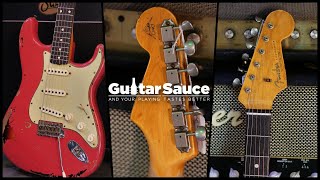 Fender Masterbuilt Landau 63 Stratocaster Relic Fiesta Red Over Sunburst Demo By Paul Audia
