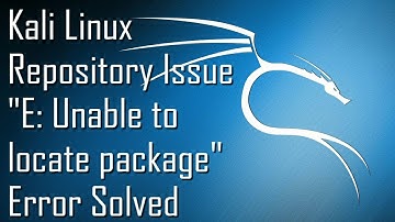 Kali Nethunter Repository Issue Solve [ "E: Unable to locate package" error solved ]