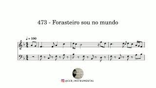 Partitura Tocata | Forasteiro sou no mundo - Para instrumentos em Sib maior