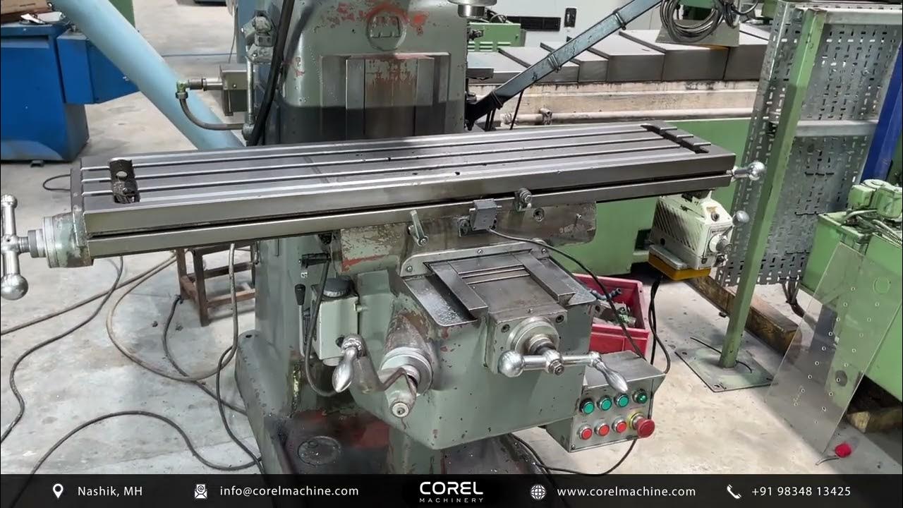 XYZ KRV 2000 M1TR TURRET DRO MILLING MACHINE YouTube