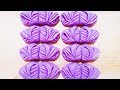 紫薯花卷的做法，花样面点，花式馒头