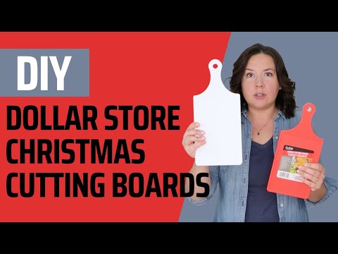 Dollar Store Cutting Board Crafts - The Crazy Craft Lady